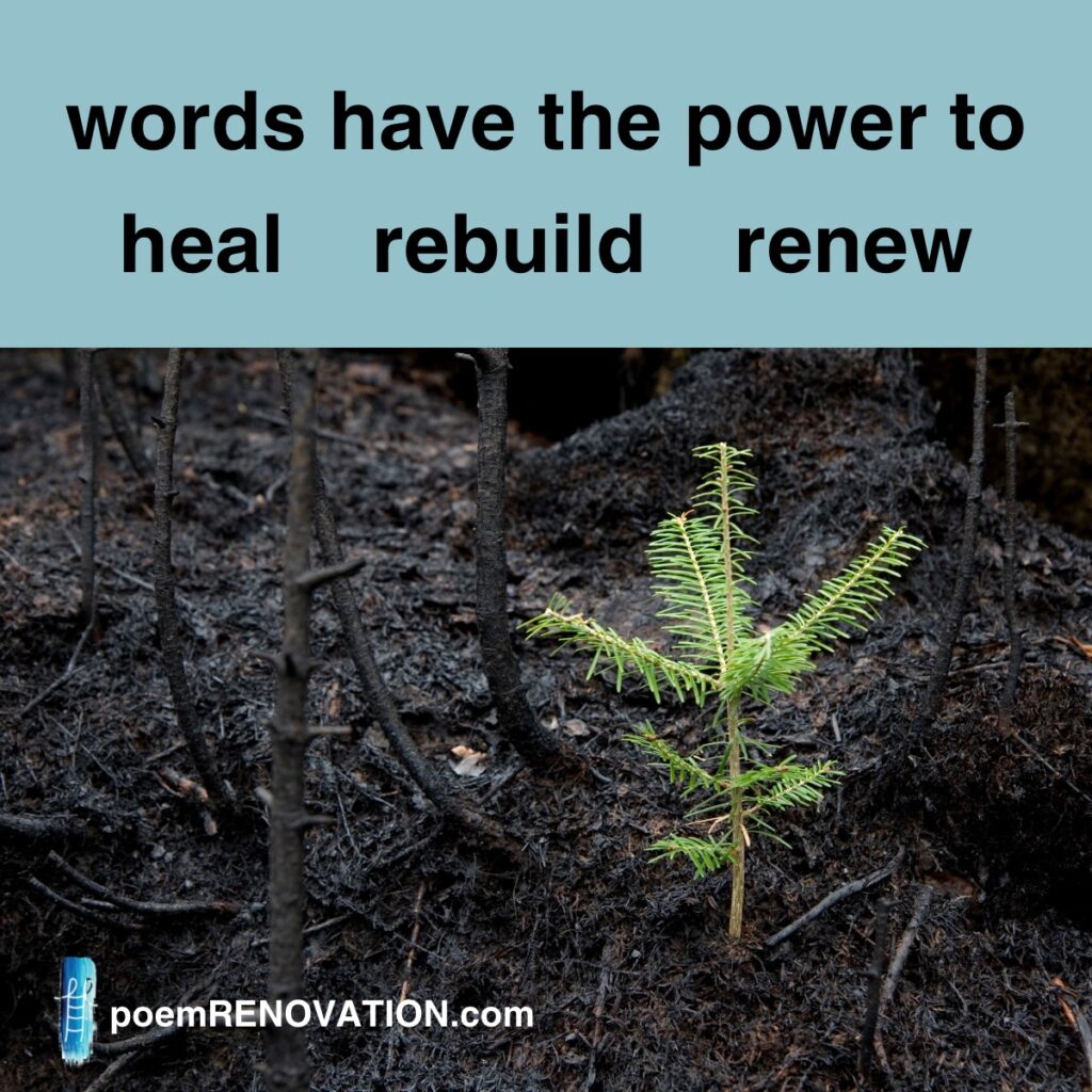 Finding Strength Through Words: Poem RENOVATION Offers Tools for Wildfire Survivors