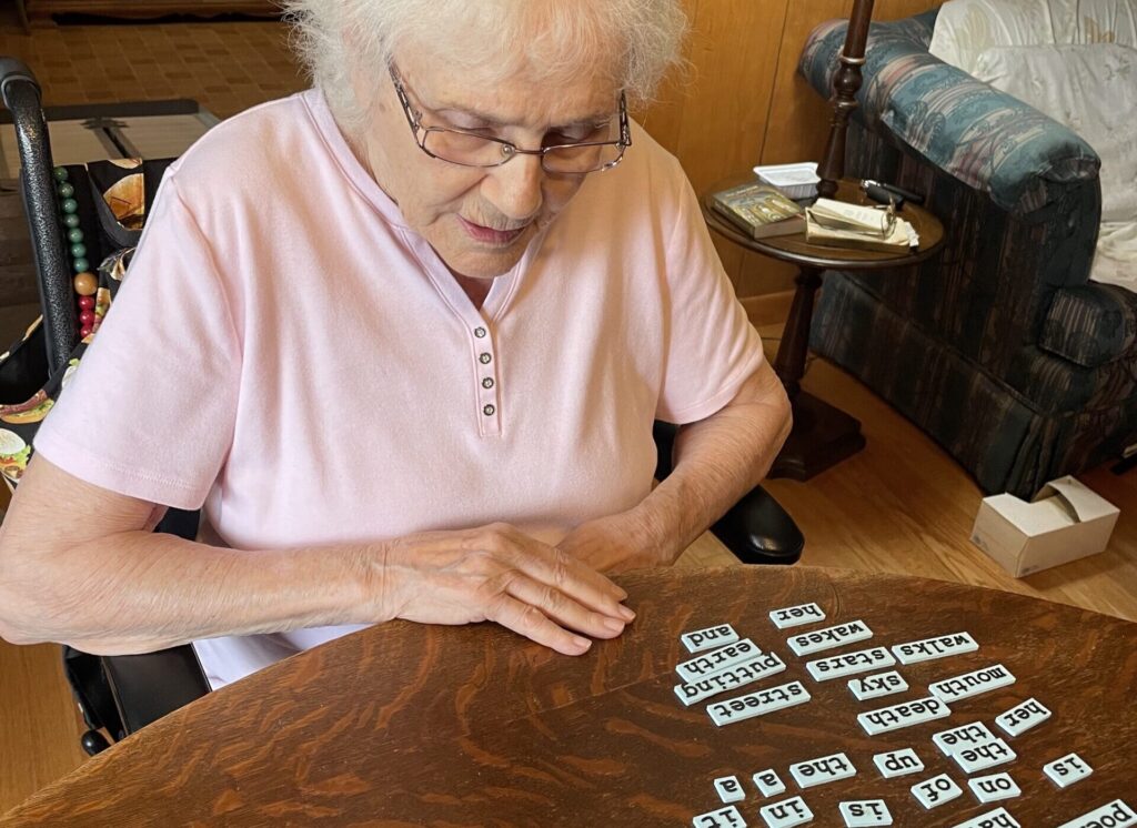Unlocking Expression: Word Block Activities for Dementia and Memory Care