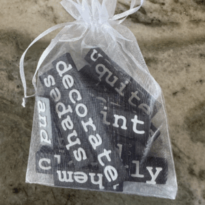 Classic 5 - Repurposed Hearts Word Block Set