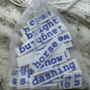 A Sleigh Ride Word Block Set