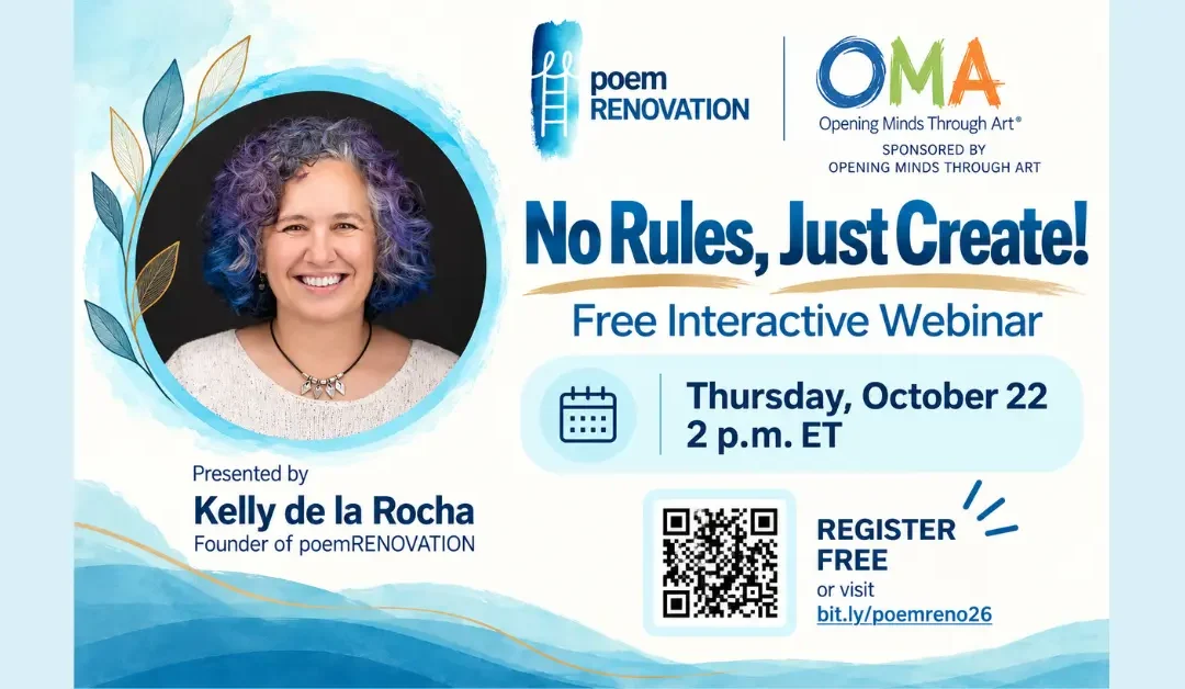 No Rules, Just Create! A Free Interactive Webinar Thursday, October 22, 2 p.m. ET