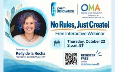 No Rules, Just Create! A Free Interactive Webinar Thursday, October 22, 2 p.m. ET